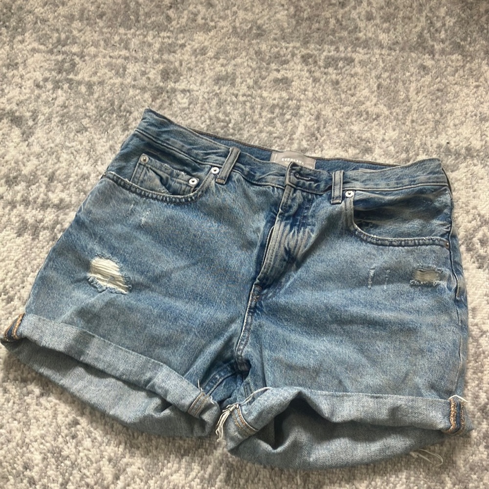 Everlane denim shorts